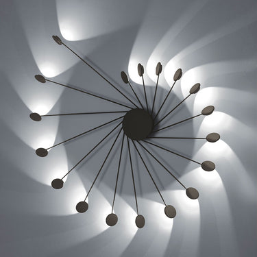 Helix da parete 18x2w 3000k dimmerabile Vivida international Lampade da parete